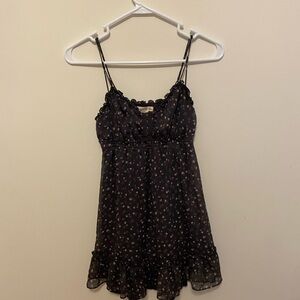 American Eagle Outfitters Black Floral Camisole